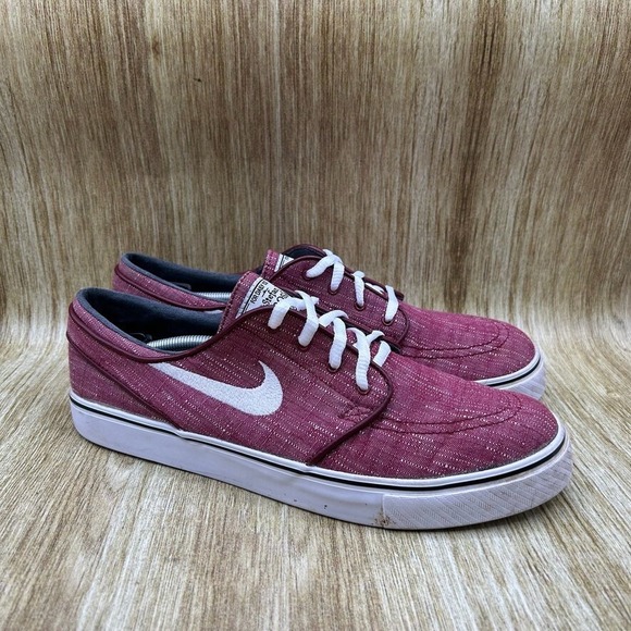 Nike Zoom Stefan Janoski‎ Men's Size 10 Canvas Skateboarding Shoes Sneakers Red - Picture 1 of 10